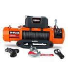 Usam-ew011 12v Synthetic Rope Winch-13000 Lb. Load Capacity 13 000lbs Orange