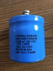 500c402t100ba2b Cornell Dubilier Capacitor Blue