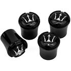 91110112ma018 Stem Caps Zinc Alloy Tire Valve For Maseratiblack 645957819437