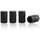 Ac049 Black Stem Caps Aluminum