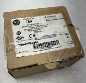 700-cfb220f Allen-bradley New Control Relay 2 N.o N.c Aux Cont 220 Vac Coil