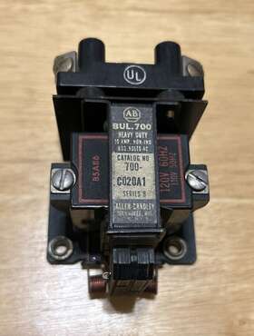 700-c020a1 Allen Bradley 700c020a1 Control Ac Relay Starter 120v Series B Type C Nos New