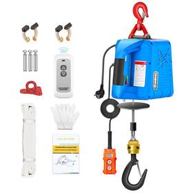 Anbull Eh-06 Upgraded 3 In 1 Electric Hoist Winch 1100lbs 1500w 110v Winc