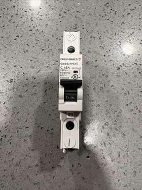 Gmb631pc15 Carlo Gavazzi Used Circuit Breaker 1-pole 15a With Warranty