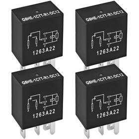 Casalytics G8he1c7tr14p Relay G8he-1c7t-r1-dc12 Pack Of 4 12vdc 20a 5-pin Spdt Automotive Rela