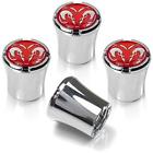 Czlpv015 Stem Caps Pcs Red Logo Tire Valve For 619315251399