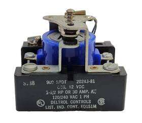 Deltrol 900 20243-81 Controls Spdt Relay 12 Vdc Coil