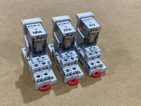 D7pr2a Eaton Lot Of 3 Relays And D7paa Bases New