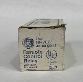 43180-56448 General Electric Rr7ez Ge Remote Control Relay Quick Disconnect Terminals