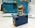 Inv.34772 Gr-1 0.1-10 Festo Lot Of 1-way Pneumatic Flow Control Valve 8 Bar