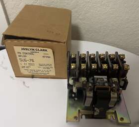 5u6-76 Joslyn Clark Pm Control Relay New Open Box