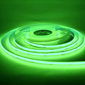 Kd-tec Led-cob-384 384led/m 16.4ft Cob Flexible Led Strip Light Dc12v/24v Bendable Tape 24v Gr
