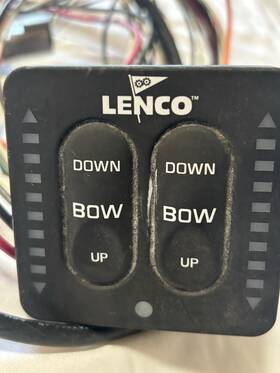 15170-001 Lenco 30322-001 Led Indicator Tactile Trim Tab Switch For Marine Single Actuator