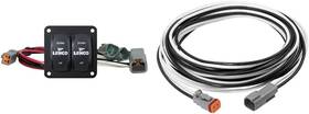 Lenco Marine Len-10222-211d Trim Tab Switch Kit For Dual Actuator Boats - 12v Dc Double Rocker Deutsch