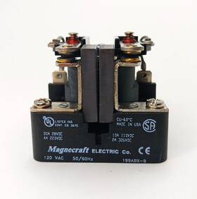 199abx-9 Magnecraft Schneider Electric Usa Open Cover Power Relay 120vac Dpst
