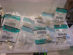 Cj64ei Panduit 9 Yes Made Usa Items 6 Position 4 -wire Rj11 Type Jack