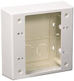 Jbp2wh Panduit Double Gang 2 Piece Screw Together Outle