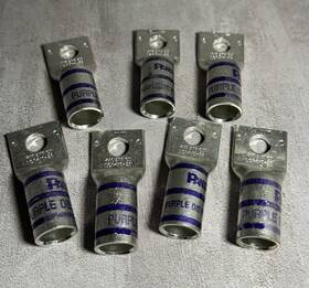 0-38-x Panduit Lca4/0-38-x 7 Pcs Lca4/0-38 Comp. Lug 4/0 Tin Plt Copper Strt One 3/8 Inch Stud