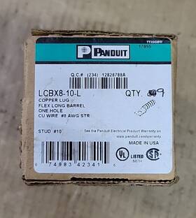 Lcbx8-10f-l Panduit Us Authorized Distributor Box Of 9