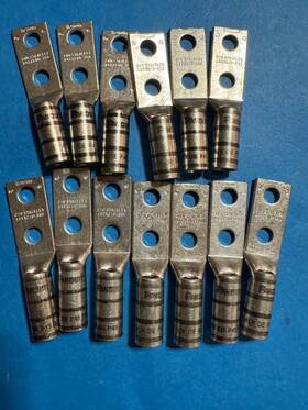 0-38d-2 Panduit Lccx2/0-38d-x Lccx2/0-38d-2/0 Str/flex -lot Of 13 Lugs