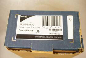 Parts2o Fp217-810-p2 Submersible Motor Control 1/2hp 230v 60hz 1ph New