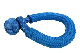Qiqu 702604571862 Blue 14mm 150mm Soft Shackles For Off-road Winch Accessory Uhmwpe Shackle Atv