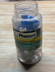Pv6-12r-x Qty 16 Panduit Ring Terminal Vinyl Insulated Free Shipping