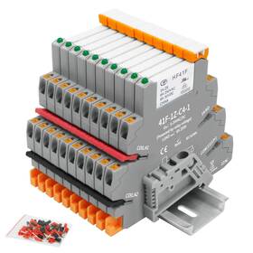 Releywell Rw0026 10pcs 24v Relays Din Rail Coil Dc/ac Silm Plc Signal Relay Hf41f/12-zs