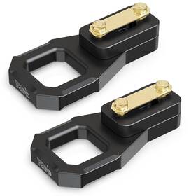 Reno F001f F150 Tow Hooks Aluminum D-ring Front/rear Hook Shackle Mount Kit Co