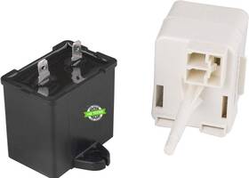 Replacementpartsusa Wp2188831-wp65889-4- Refrigerator Compressor Start Relay And Capacitor Wp2188831-wp65889-4