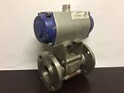 Rs5012005a00000 Crane 1 2 Flanged Pneumatic Ball Valve With Spring Return Actuator