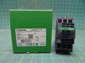 Cad503bl Schneider 389110820713 Tesys Deca Control Relay 10a 24 Vdc 5 Pole 5no 690 Vac