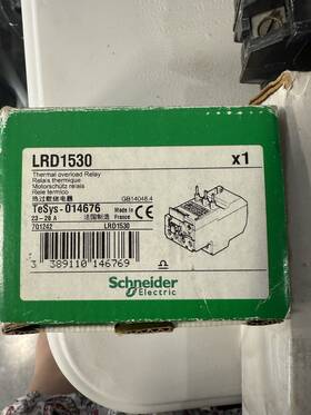 Lrd1530 Schneider Electric 1pc New Tesys Deca Thermal Overload Relays