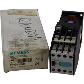 3th4293-0bb4 Siemens New Control Relay 24vdc 4no/4nc