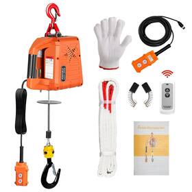 Spprvine B0ct2lsgsd 3 In 1 Electric Hoist Winch 2200 Lbs Manual/wired/wireless Remote Control 110