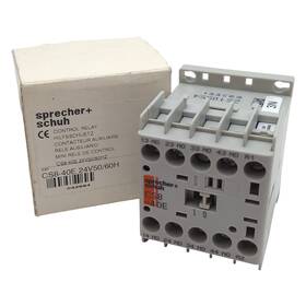 Sprecher Schuh Cs8-40e24v50/60h Cs8-40e-24z Control Relay 4n.o. 10a 600vac 24vdc Coil