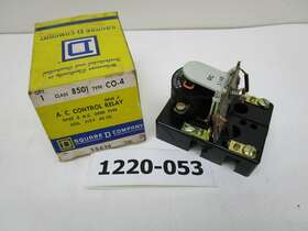 55636 Square D 8501 Co-4 Control Relay 600 Vac 5 Amp 2 N.c. Coil 120