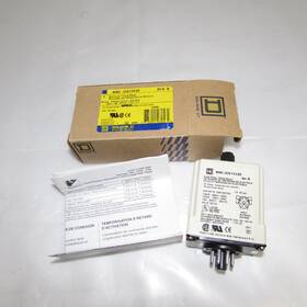 9050jck13v20 Square D Jck13v20 Electrical Timing Relay On Delay 0.6-60 Sec. 10a 120/240v
