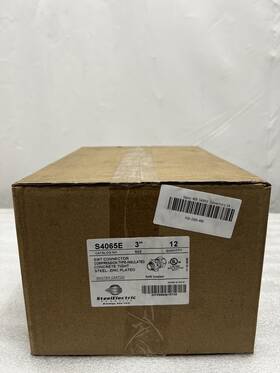 S4065e Steelelectric Products 3 Inch Emt Compression Connectors - Box Of 12