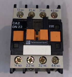 10contactor Telemecanique Ca2dn22 Ca2-dn22 Control Relay 120 Volt 60 Hz 10 Amp Contactor