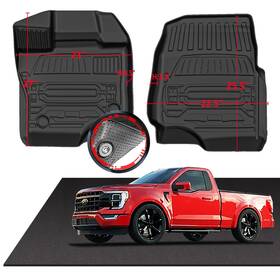 Torcia Enaots-tw00723101 2015-2024 Ford F-150 Super Crew Cab Includes 22-24 Lightning Floor Mats 3d
