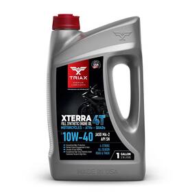 Triax Trx4t1040 Xterra 4t 10w-40 Full Synthetic For Motorcycles Atvs Quads And Snowmobi