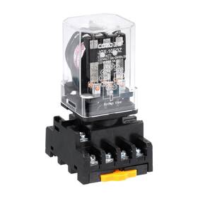 Uxcell 632702153113 Mk2p-i Dpdt Power Relay Ac 24v 11 Pin With Socket Base 3nc 3no Jqx-10f/3z