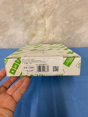 3-conductor Wago 2001-1402 - 100 Pcs/box Sensor Terminal