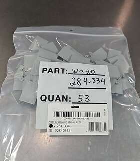 Loc3a-24 Wago 284-334 Conductor Ground Terminal Block - Pk With 53.