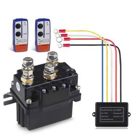 Waterwich Waterwich-dcjdq364 12v 500a Winch Solenoid Relay Contactor 2pcs Wireless Remote