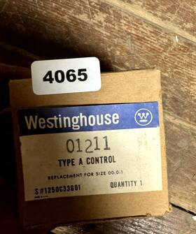 1250c33601 Westinghouse 01211 Replacement For Size 00-0-1 Type A Control