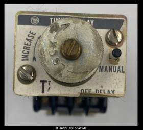 177c128g01 Westinghouse Bt022f Control Timing Relay - 120vac Coil Unused/warranty