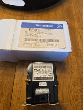 Westinghouse Bf40f Bf Control Relay 10a 300v