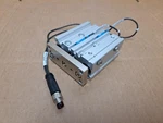 Smc Compact Guided Cylinder W/ Sensors Part No. MGPL16-30Z. Fixed Price $100.00.